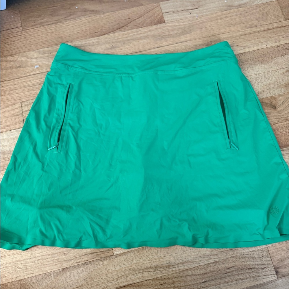 G/FORE Green A-Line skirt